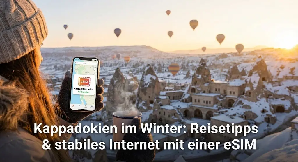 Kappadokien im Winter: Reisetipps & stabiles Internet mit einer eSIM