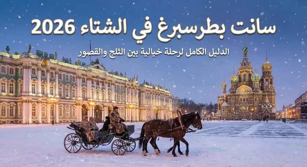 سانت بطرسبرغ في الشتاء 2026: الدليل الكامل لرحلة خيالية بين الثلج والقصور