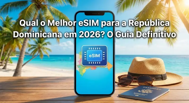 Qual o Melhor eSIM para a República Dominicana em 2026? O Guia Definitivo