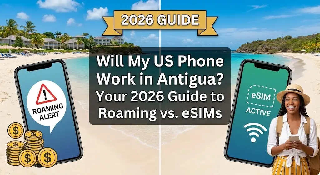 Will My US Phone Work in Antigua? Your 2026 Guide to Roaming vs. eSIMs