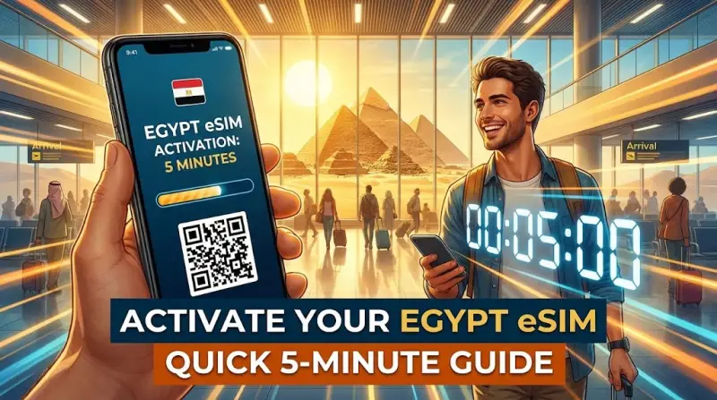 How to Activate Your Egypt eSIM in 5 Minutes After Landing