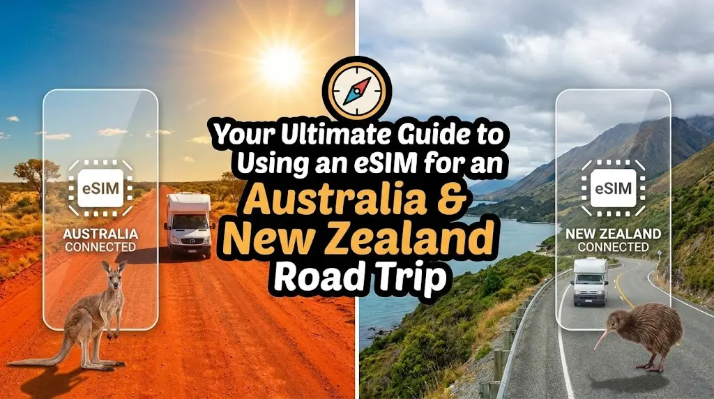 Your Ultimate Guide to Using an eSIM for an Australia & New Zealand Road Trip