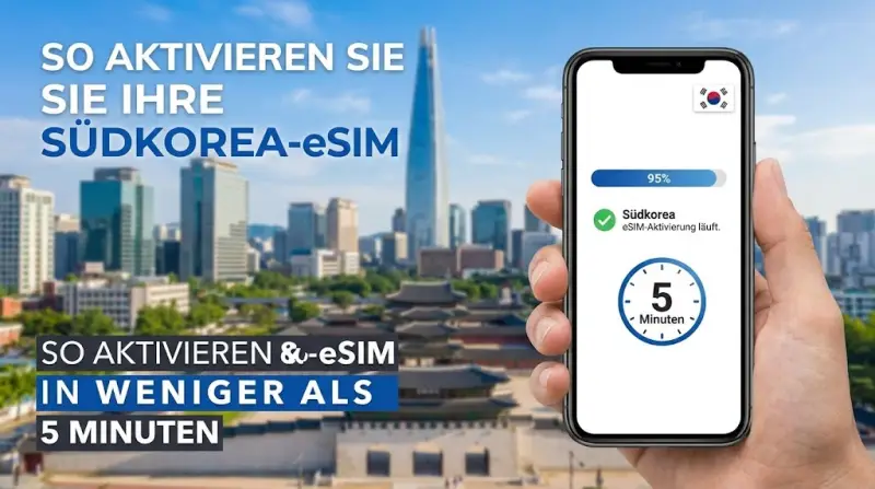 So aktivieren Sie Ihre Südkorea-eSIM in weniger als 5 Minuten
