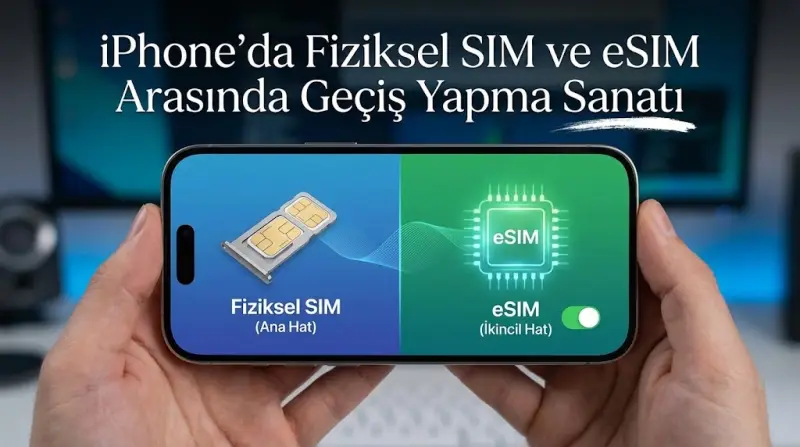 iPhone'da Fiziksel SIM ve eSIM Arasında Geçiş Yapma Sanatı