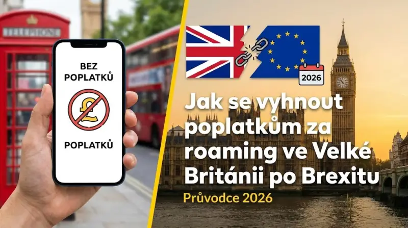 Jak se vyhnout poplatkům za roaming ve Velké Británii po Brexitu: Průvodce 2026