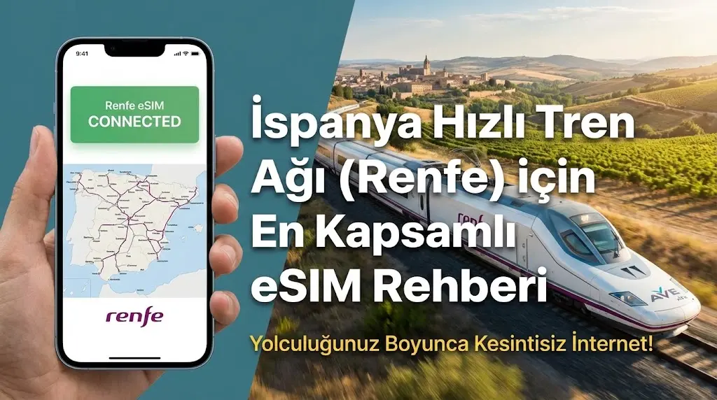 İspanya Hızlı Tren Ağı (Renfe) için En Kapsamlı eSIM Rehberi