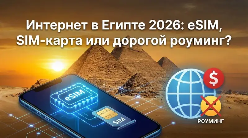 Интернет в Египте 2026: eSIM, SIM-карта или дорогой роуминг?
