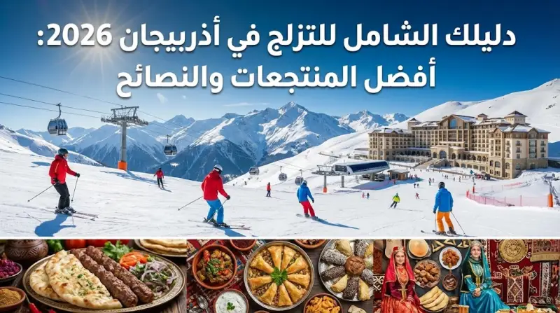 دليلك الشامل للتزلج في أذربيجان 2026: أفضل المنتجعات والنصائح