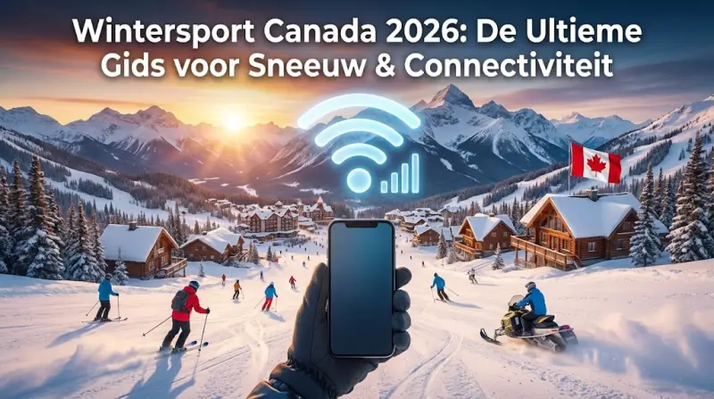 Wintersport Canada 2026: De Ultieme Gids voor Sneeuw & Connectiviteit