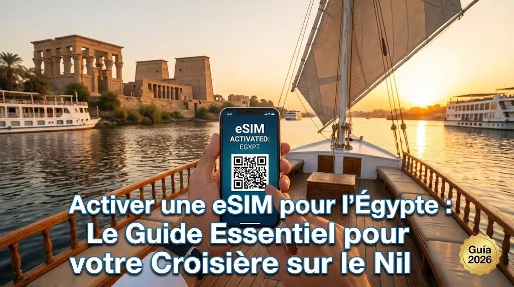 Activer une eSIM pour l'Égypte : Le Guide Essentiel pour votre Croisière sur le Nil