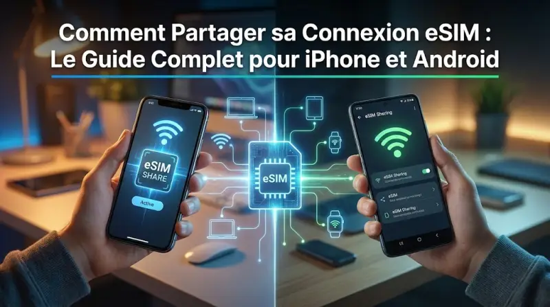 Comment Partager sa Connexion eSIM : Le Guide Complet pour iPhone et Android