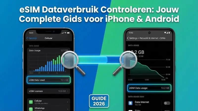 eSIM Dataverbruik Controleren: Jouw Complete Gids voor iPhone & Android