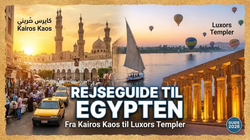 Rejseguide til Egypten: Fra Kairos Kaos til Luxors Templer