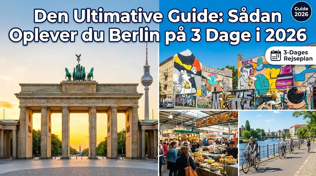 Den Ultimative Guide: Sådan Oplever du Berlin på 3 Dage i 2026