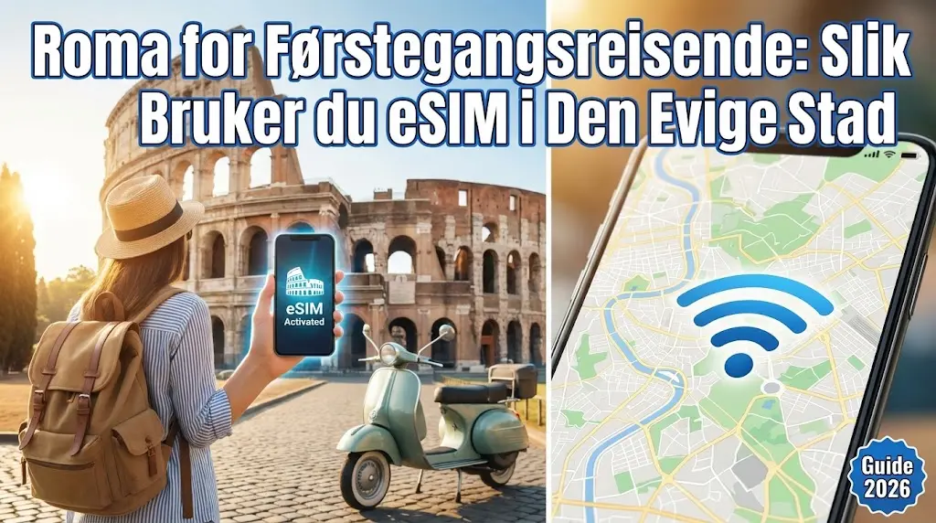 Roma for Førstegangsreisende: Slik Bruker du eSIM i Den Evige Stad