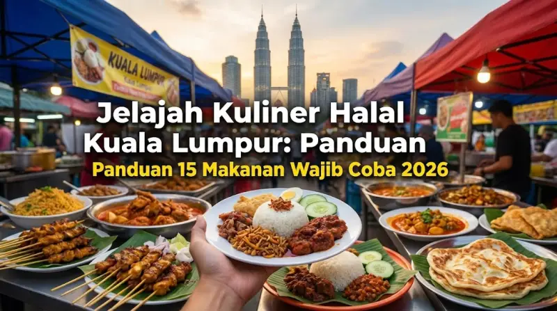 Jelajah Kuliner Halal Kuala Lumpur: Panduan 15 Makanan Wajib Coba 2026