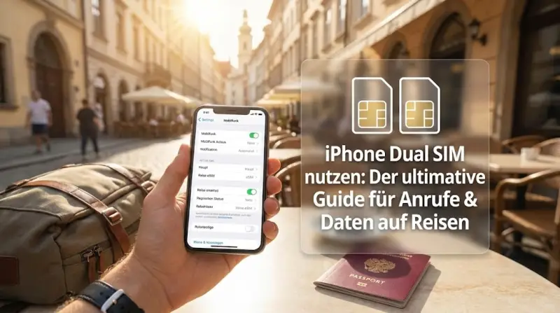iPhone Dual SIM nutzen: Der ultimative Guide für Anrufe & Daten auf Reisen