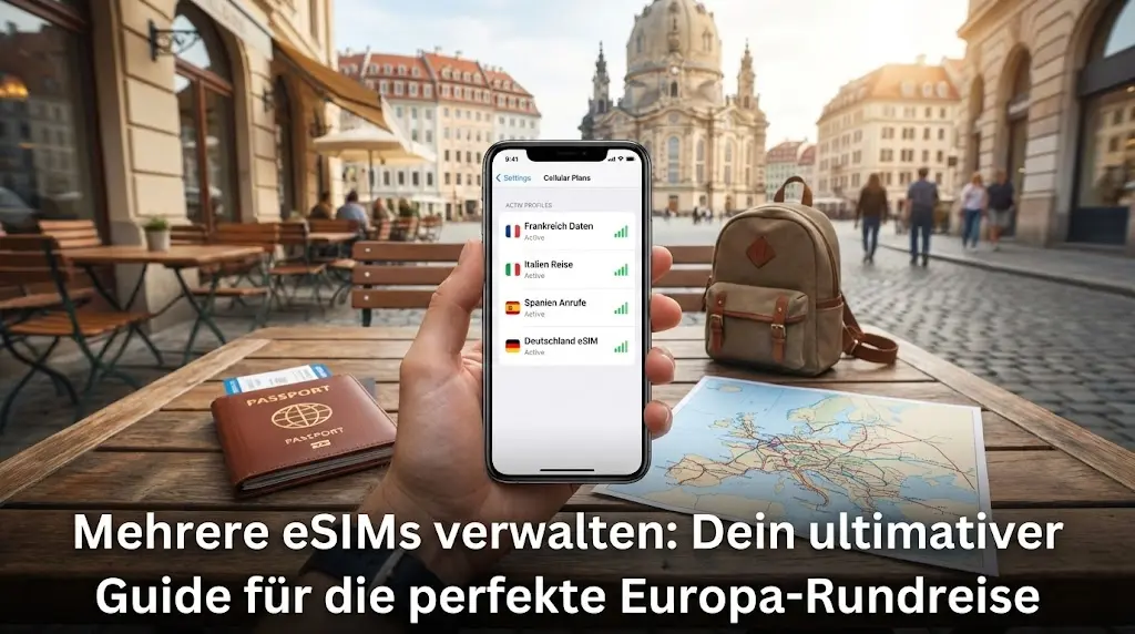 Mehrere eSIMs verwalten: Dein ultimativer Guide für die perfekte Europa-Rundreise