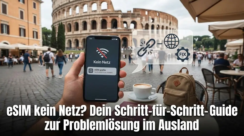eSIM kein Netz? Dein Schritt-für-Schritt-Guide zur Problemlösung im Ausland