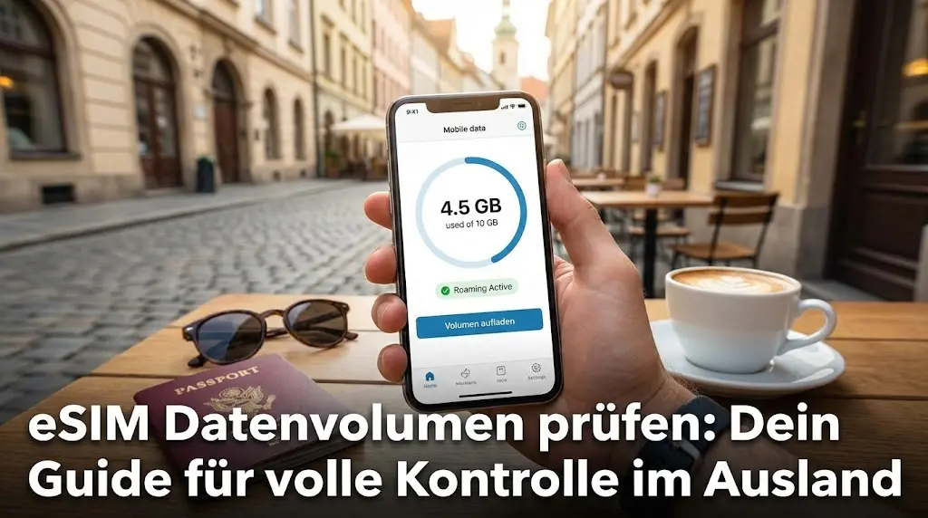 eSIM Datenvolumen prüfen: Dein Guide für volle Kontrolle im Ausland