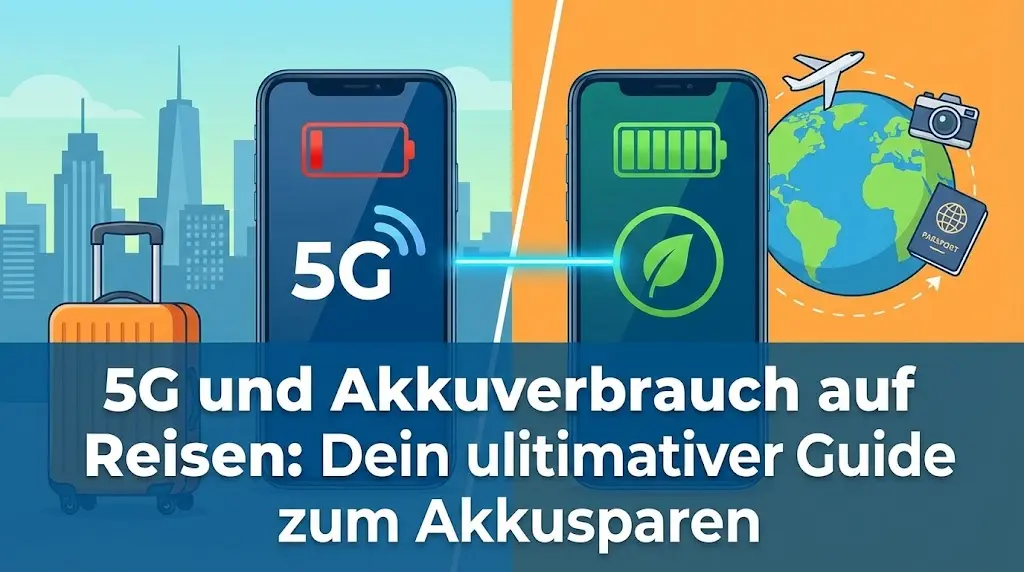 5G und Akkuverbrauch auf Reisen: Dein ultimativer Guide zum Akkusparen