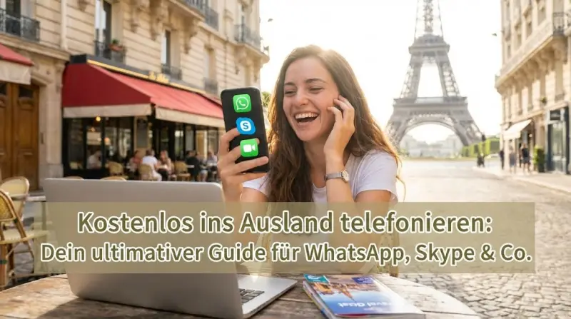 Kostenlos ins Ausland telefonieren: Dein ultimativer Guide für WhatsApp, Skype & Co.