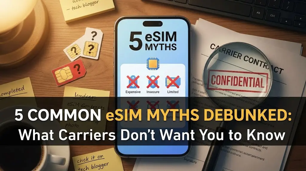 5 Common eSIM Myths Debunked: What Carriers Don't Want You to Know