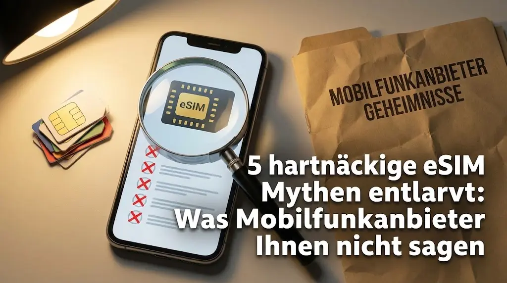 5 hartnäckige eSIM Mythen entlarvt: Was Mobilfunkanbieter Ihnen nicht sagen