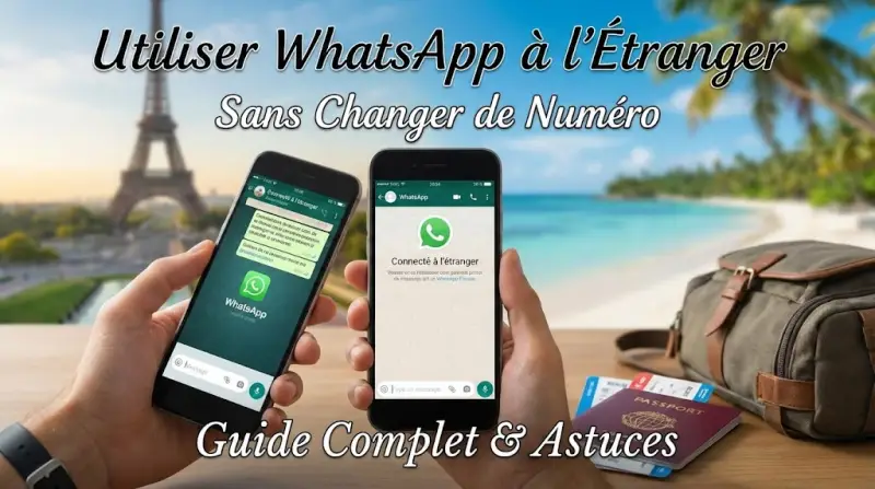 Comment Utiliser WhatsApp à l'Étranger Sans Changer de Numéro