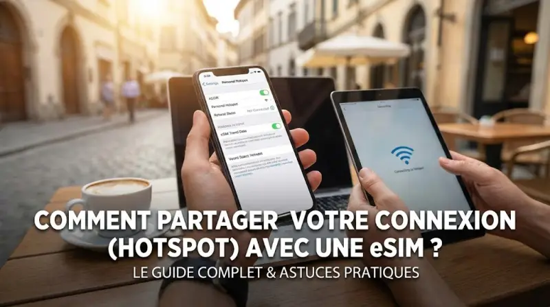 Comment partager votre connexion (Hotspot) avec une eSIM ? Le guide complet