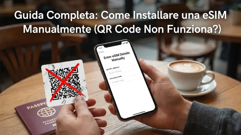 Guida Completa: Come Installare una eSIM Manualmente (QR Code Non Funziona?)