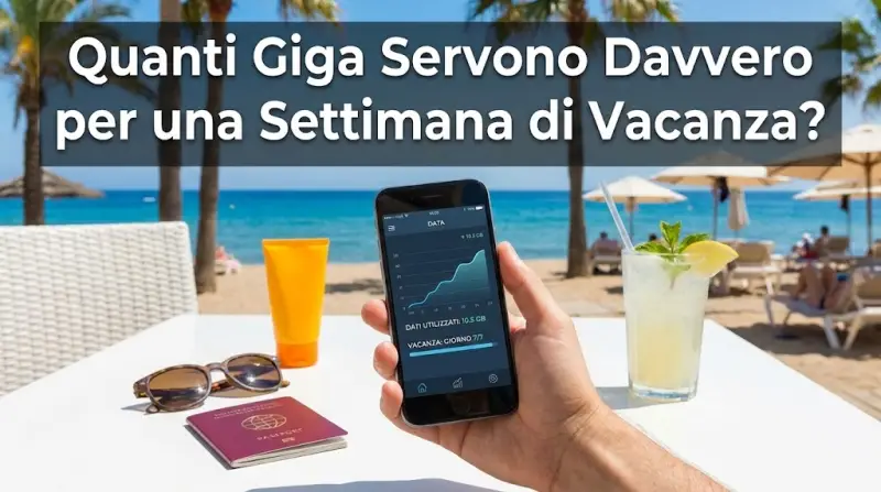 Quanti Giga Servono Davvero per una Settimana di Vacanza?