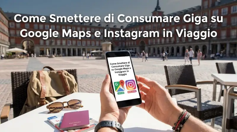 Come Smettere di Consumare Giga su Google Maps e Instagram in Viaggio