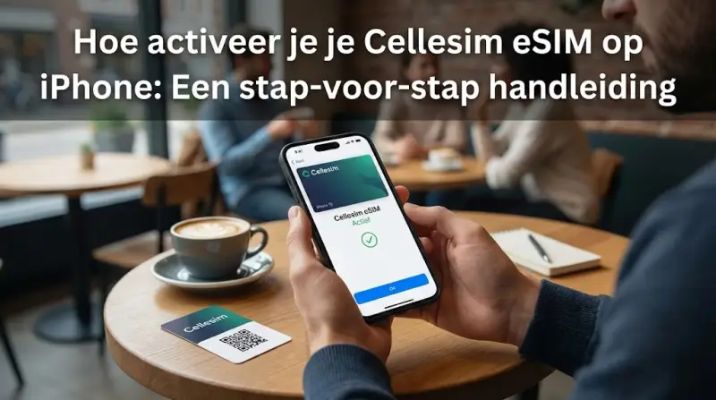 Hoe activeer je je Cellesim eSIM op iPhone: Een stap-voor-stap handleiding