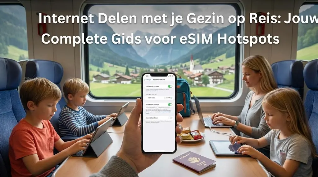 Internet Delen met je Gezin op Reis: Jouw Complete Gids voor eSIM Hotspots