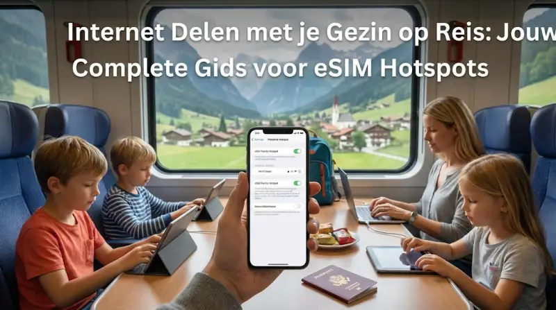 Internet Delen met je Gezin op Reis: Jouw Complete Gids voor eSIM Hotspots