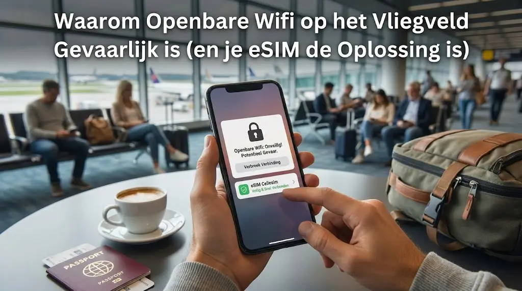 Waarom Openbare Wifi op het Vliegveld Gevaarlijk is (en je eSIM de Oplossing is)