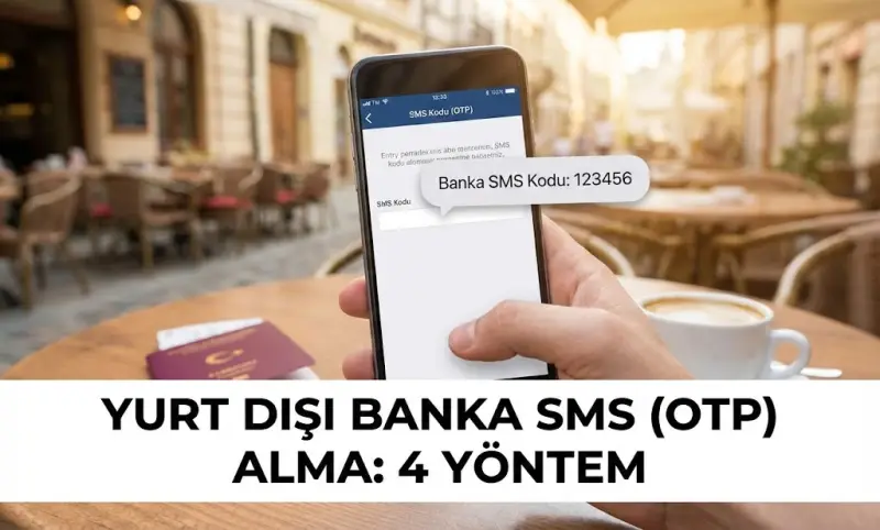 Yurt Dışında Banka SMS'i (OTP) Alma Rehberi: Sorunsuz İşlemler İçin 4 Yöntem