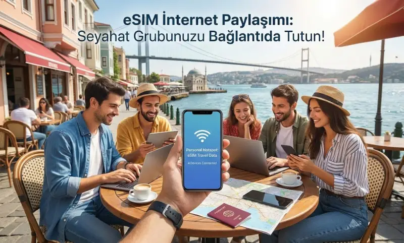 eSIM İnternet Paylaşımı: Seyahat Grubunuzu Bağlantıda Tutmanın Sırları