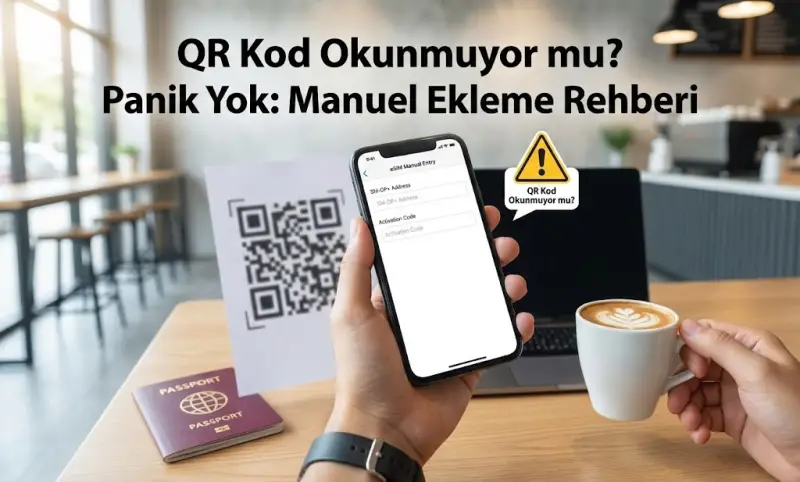 QR Kod Okunmuyor mu? Panik Yok: Kapsamlı eSIM Manuel Ekleme Rehberi