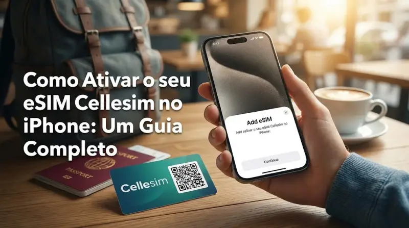 Como Ativar o seu eSIM Cellesim no iPhone: Um Guia Completo
