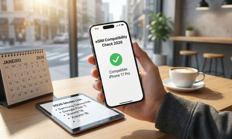 Meu Celular é Compatível com eSIM? A Lista Definitiva para 2026