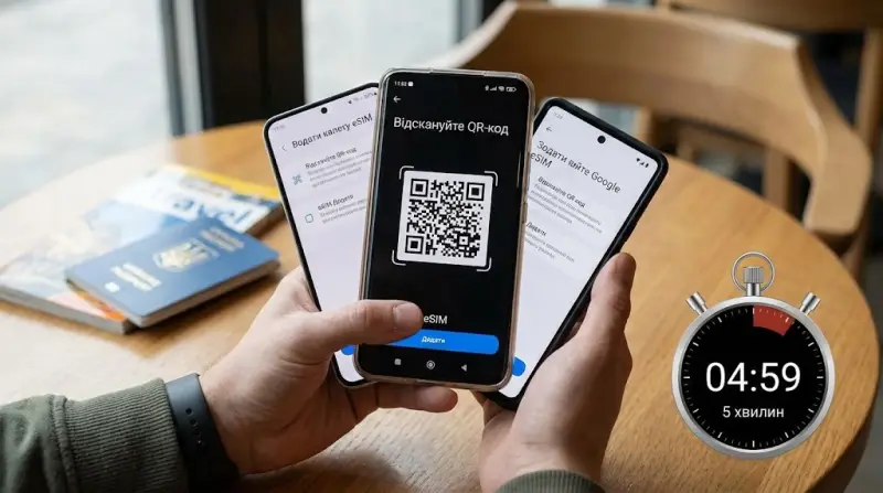 Як налаштувати eSIM на Android за 5 хвилин: Гайд для Samsung, Xiaomi та Pixel