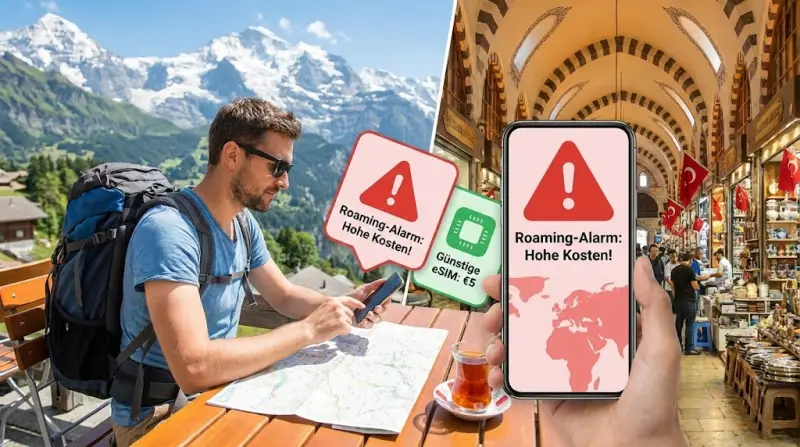 Roaming-Gebührenfalle Schweiz & Türkei: So surfen Sie günstig