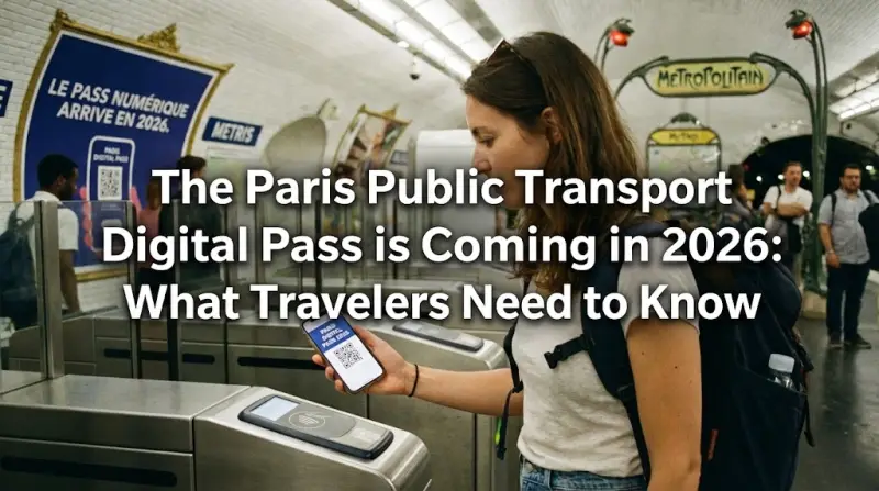 The Paris Public Transport Digital Pass is Coming in 2026: What Travelers Need to Know