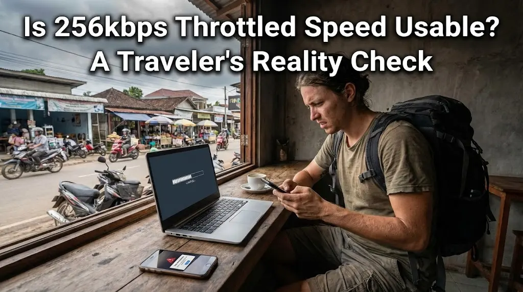 Is 256kbps Throttled Speed Usable? A Traveler's Reality Check