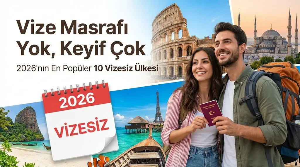 Vize Masrafı Yok, Keyif Çok: Türk Vatandaşları İçin 2026'nın En Popüler 10 Vizesiz Ülkesi