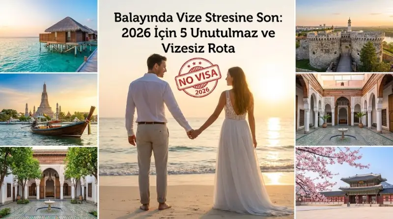 Balayında Vize Stresine Son: 2026 İçin 5 Unutulmaz ve Vizesiz Rota