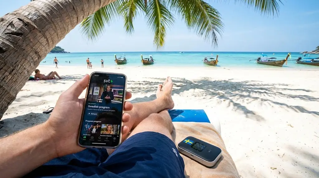 Thailand Utan WiFi-strul: Så Streamar Du SVT Play på Stranden i Phuket