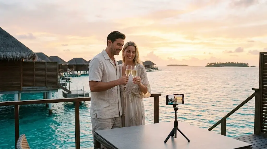 Γαμήλιο Ταξίδι στις Μαλδίβες: Πώς να Μοιραστείτε Κάθε Στιγμή, Χωρίς το Άγχος του Roaming